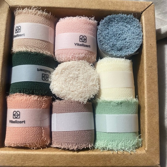 Cashmere Crafting Ribbon- 9 pack - Picture 2 of 2